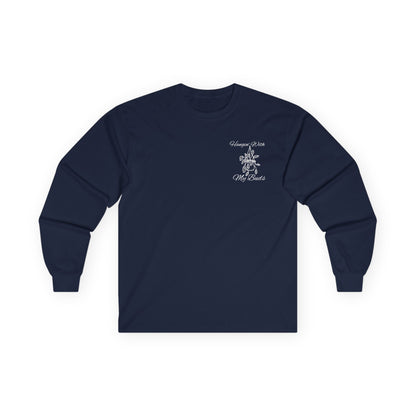 Hangin' With My Buds // Unisex Ultra Cotton Long Sleeve Tee - 'Happy Plants' Botanical Design