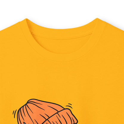 'Ready for Mayhem' Skull Coffee Tee — Casual Graphic Long Sleeve T-Shirt