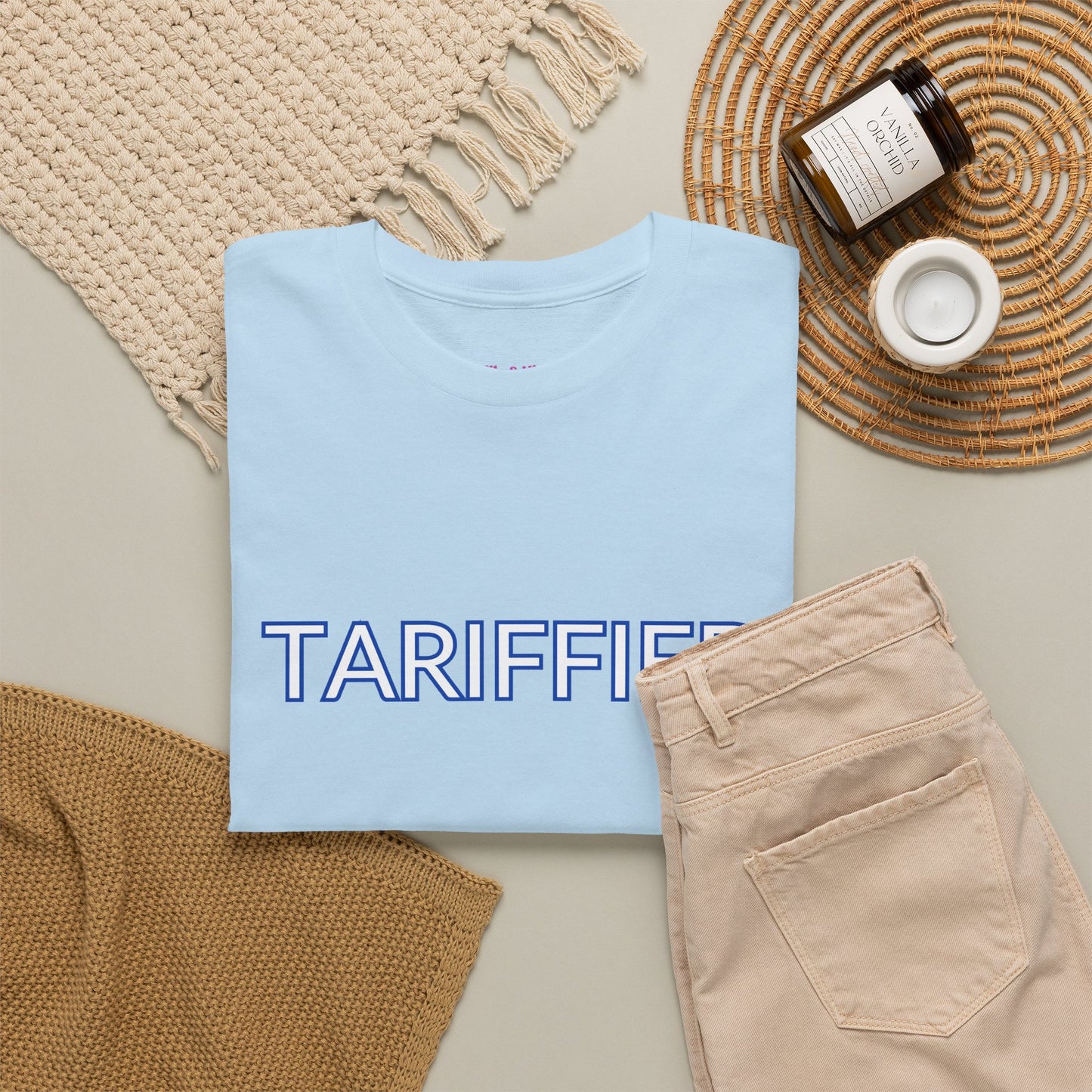 Tarrified // Unisex Heavy Cotton Tee - Scary Economy Statement Shirt