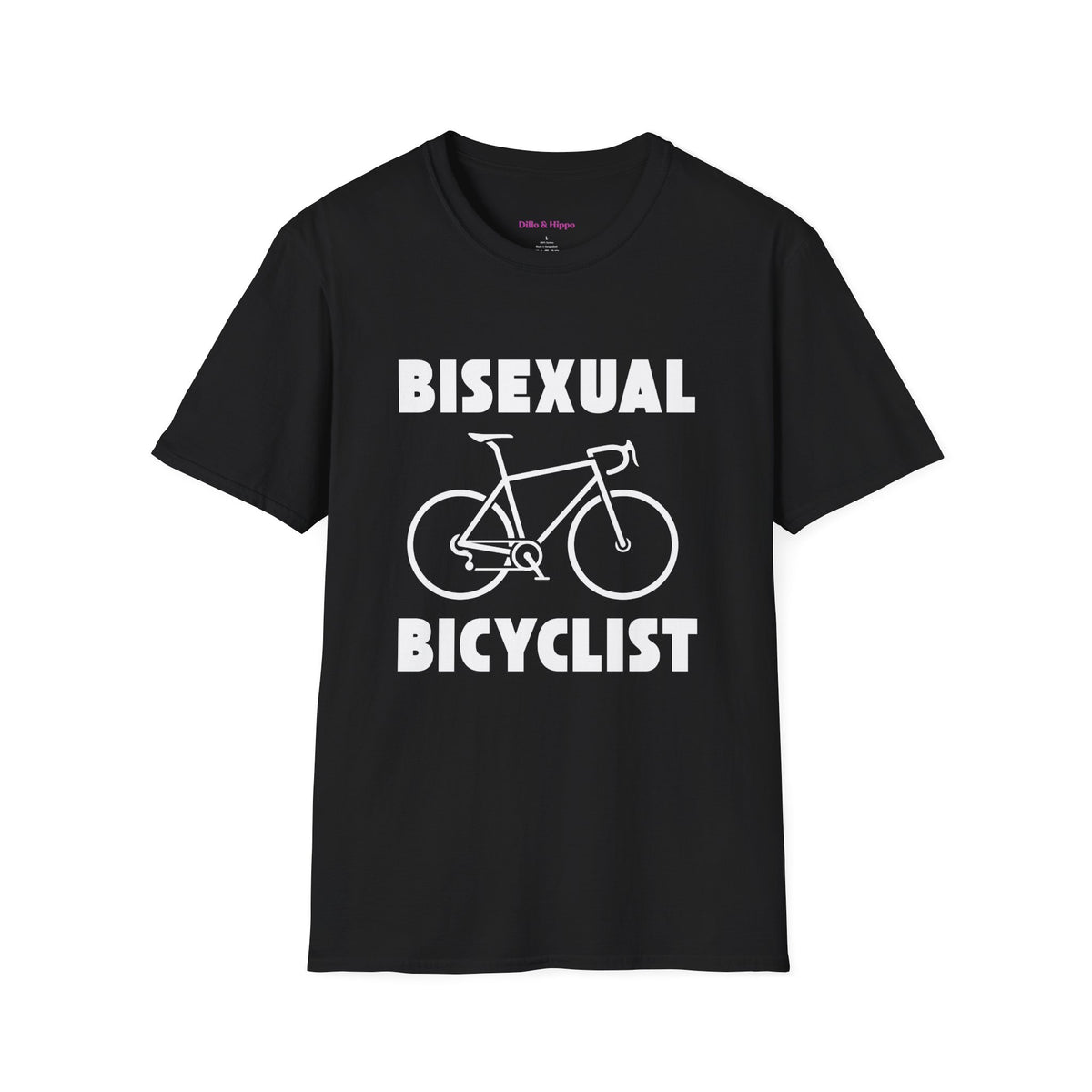 Bisexual (Road) Bicyclist  // Unisex Softstyle T-Shirt