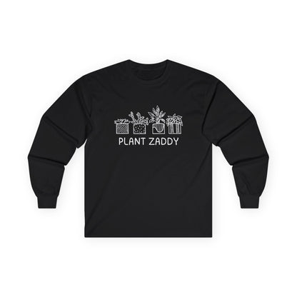 Plant Zaddy // Unisex Ultra Cotton Long Sleeve Tee - Perfect for Plant Lovers and Gardening Enthusiasts