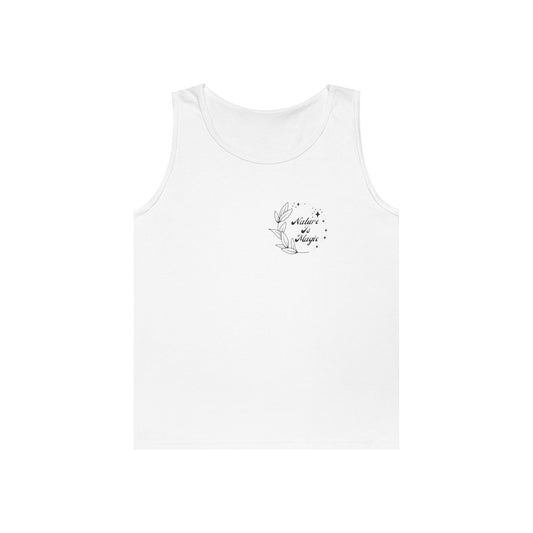 Nature is Magic - Pocket Placement // Unisex Heavy Cotton Tank Top -  Design for Outdoor Lovers