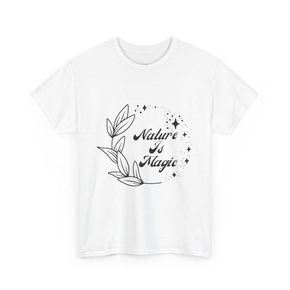 Nature is Magic // Unisex Heavy Cotton Tee - Nature-Themed Casual Wear