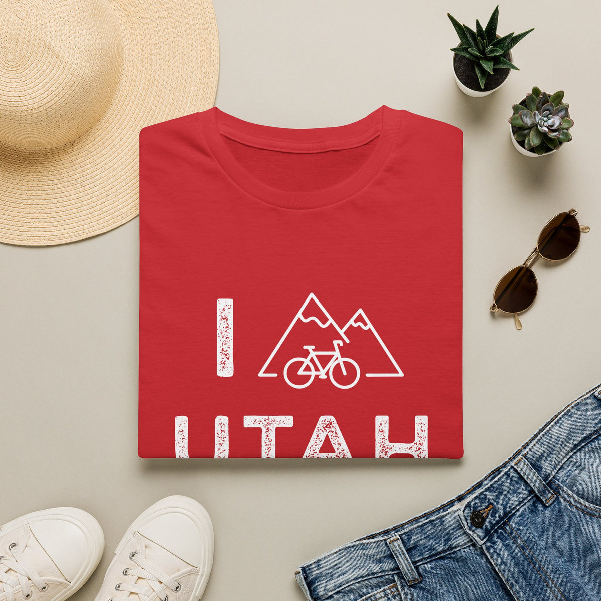 I (Mountain) Bike Utah // Unisex Softstyle T-Shirt