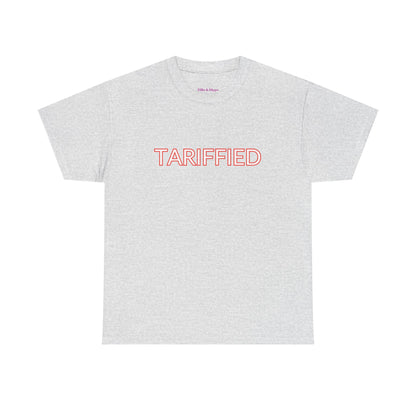 Tarrified // Unisex Heavy Cotton Tee - Scary Economy Statement Shirt