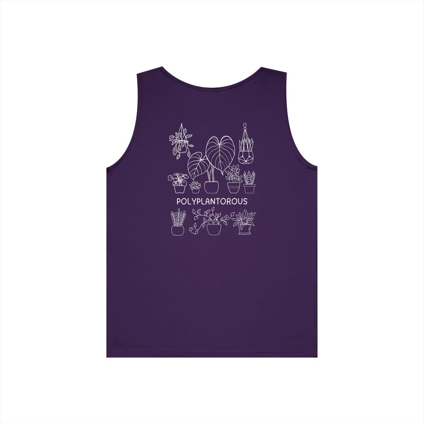 polyPLANTorous // Unisex Heavy Cotton Tank Top - Polyplantorous Plant Lover Design