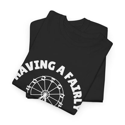 Having A Fairly Good Time // Ferris Wheel Good Time Punny Unisex Heavy Cotton Tee