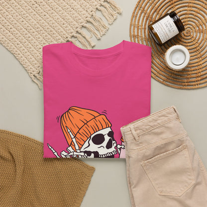 Skull Graphic Tee, Unisex Heavy Cotton, Casual Streetwear, Grunge Aesthetic, Halloween Costume, Gift for Him/Her