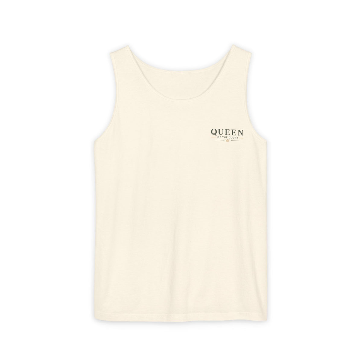 Pickleball - Queen of the Court - Vintage Playing Card - Tank Top — Graphic Tank
