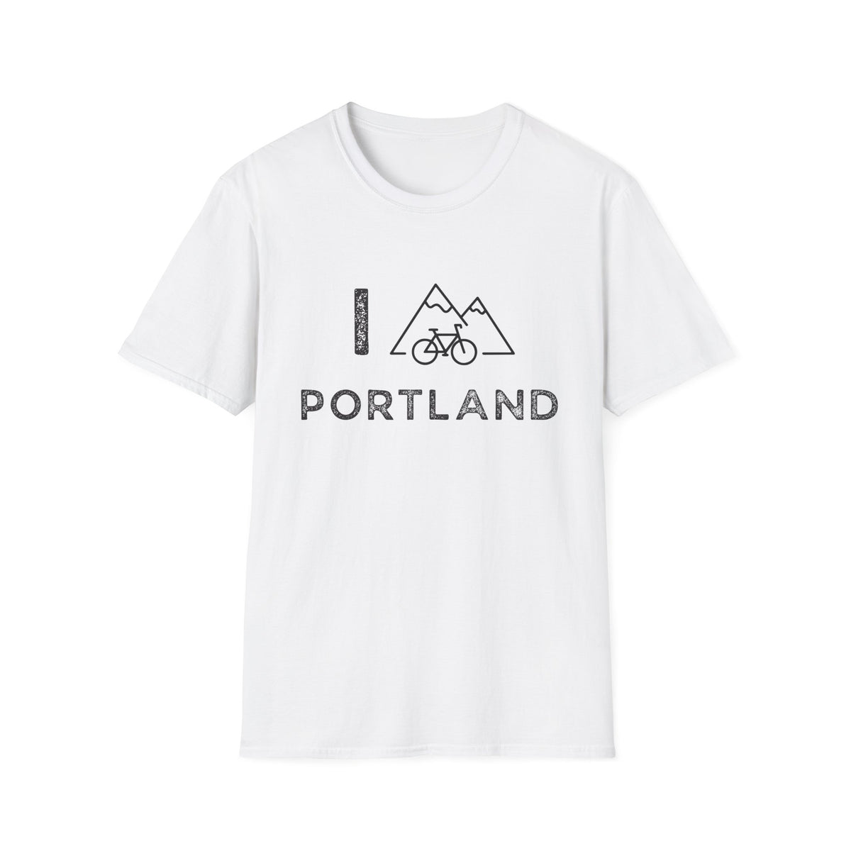 I (Mountain) Bike Portland // Unisex Softstyle T-Shirt