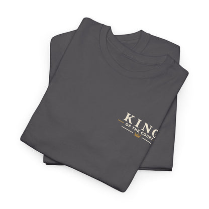 Pickleball - King of the Court Card Tee — Sleeve Design Vintage Playing Card Graphic T-Shirt