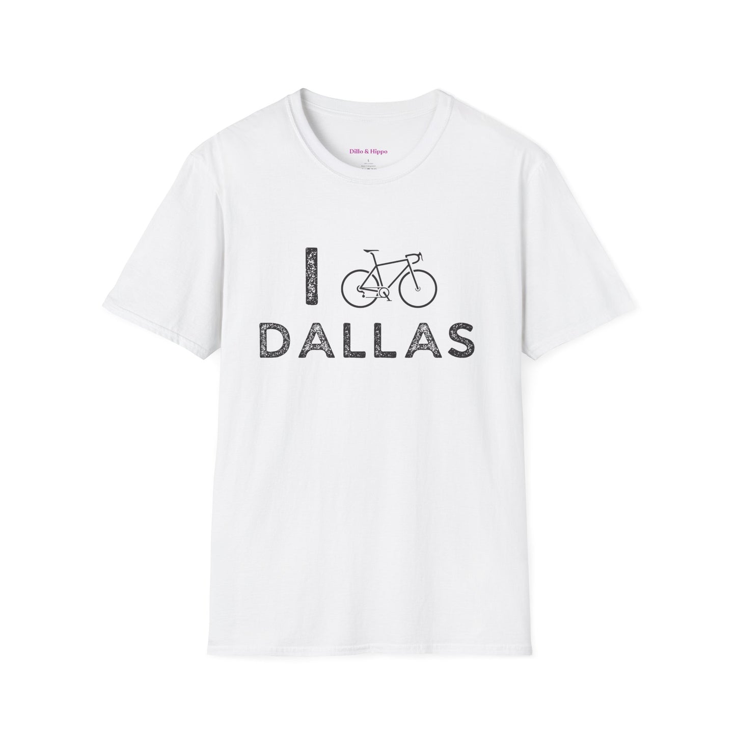 I (Road) Bike Dallas //  Unisex Softstyle T-Shirt