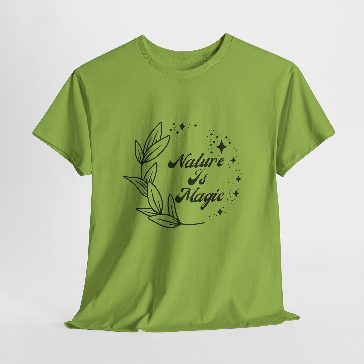 Nature is Magic // Unisex Heavy Cotton Tee - Nature-Themed Casual Wear