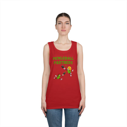 Pickleball Partners 2 // Unisex Heavy Cotton Tank Top