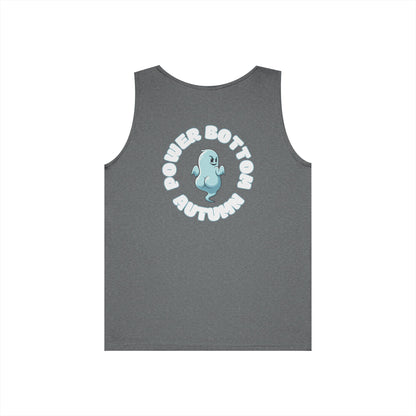 Power Bottom Autumn- Blue Ghost // Playful Tank Top for Unisex