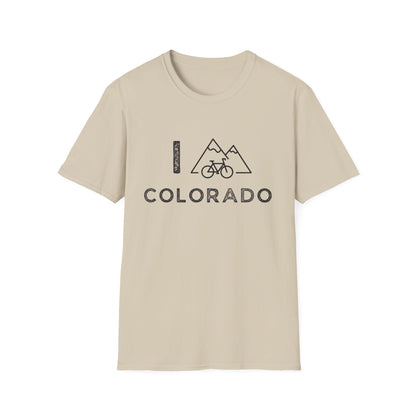 I (Mountain) Bike Colorado // Unisex Softstyle T-Shirt