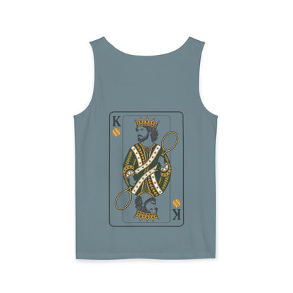 Tennis - King of the Court - Vintage Playing Card - Tank Top — Graphic Tank