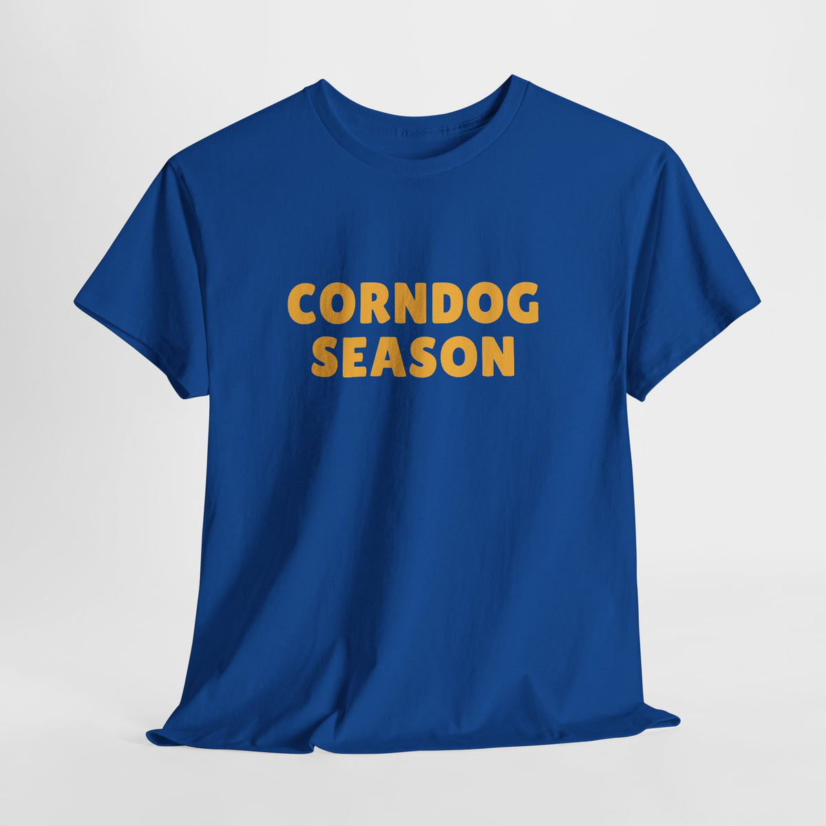 Funny Corndog Season // Unisex Heavy Cotton Tee | Perfect for Food Lovers and Festivals