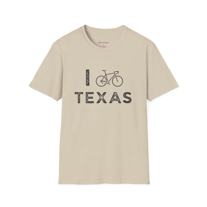 I (Road) Bike Texas // Unisex Softstyle T-Shirt
