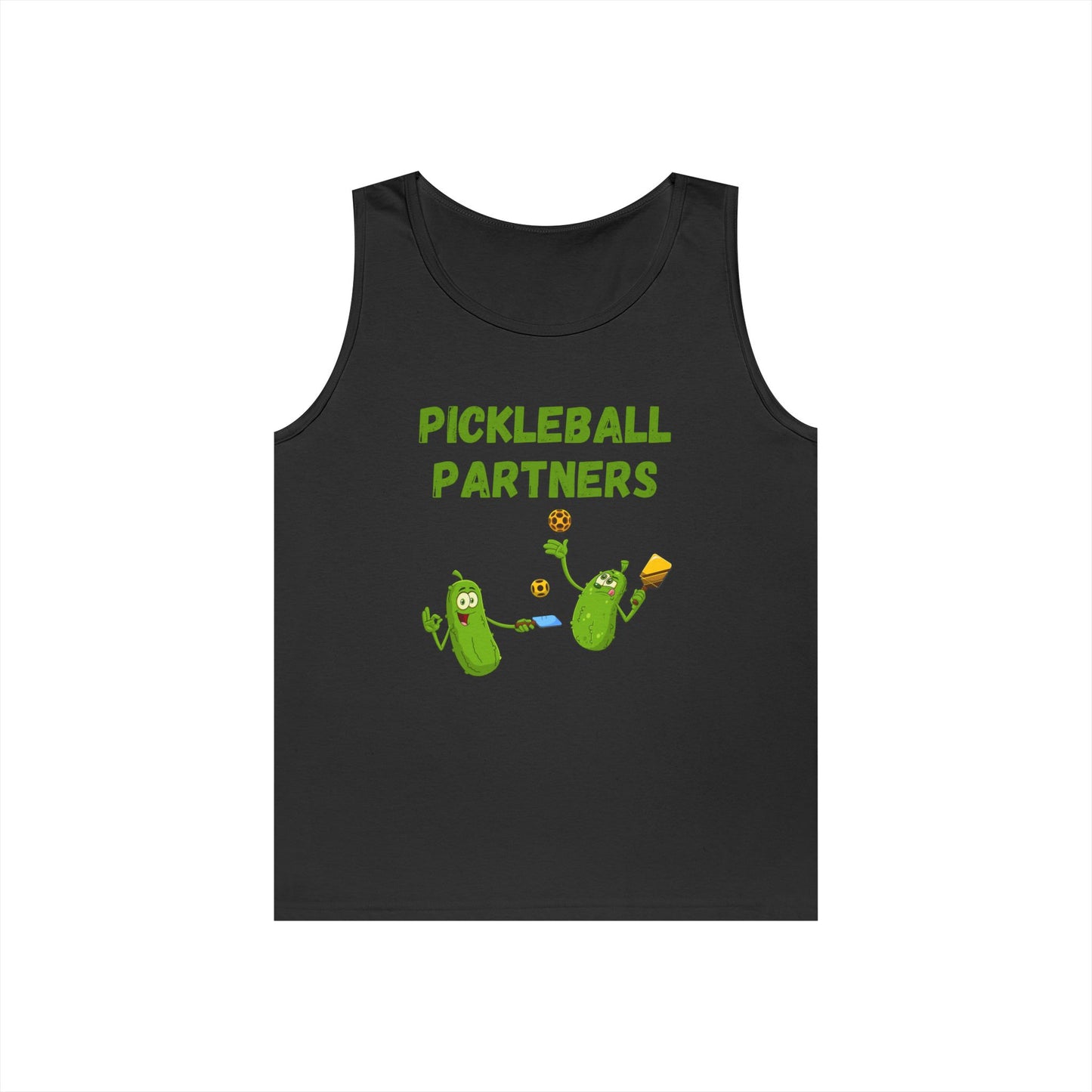 Pickleball Partners 1 // Unisex Heavy Cotton Tank Top