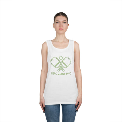 Zero Zero Two Pickleball // Unisex Heavy Cotton Tank Top