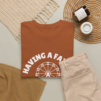 Having A Fairly Good Time // Ferris Wheel Good Time Punny Unisex Heavy Cotton Tee