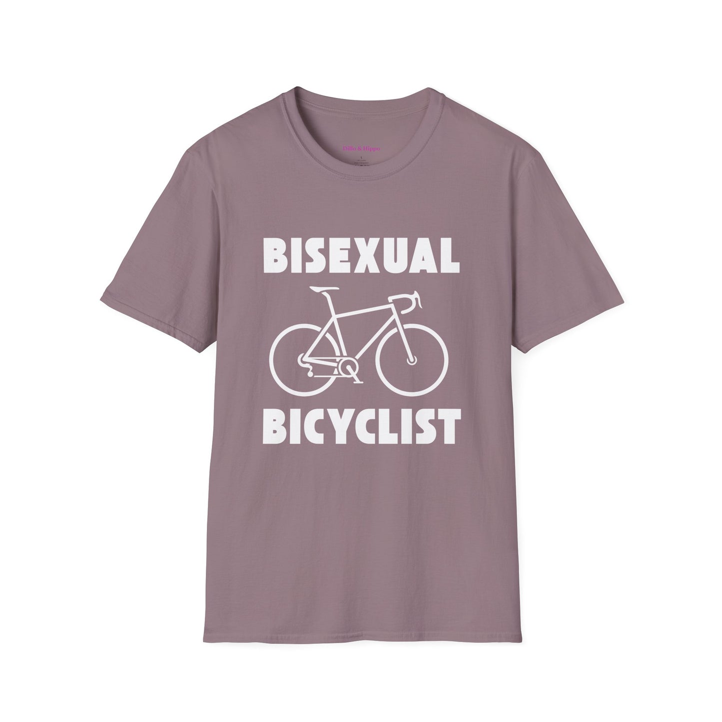 Bisexual (Road) Bicyclist  // Unisex Softstyle T-Shirt