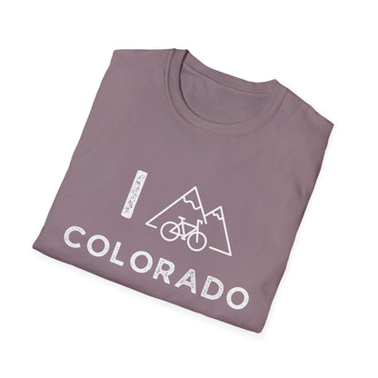 I (Mountain) Bike Colorado // Unisex Softstyle T-Shirt