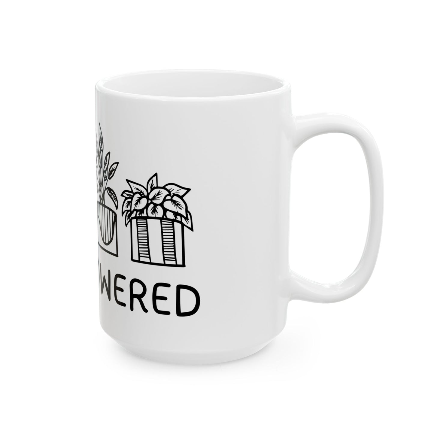 Plant Powered // Ceramic Mug, (11oz, 15oz)