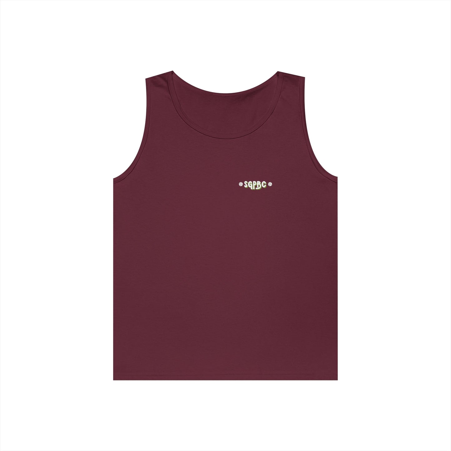 SGPBC // White // Unisex Heavy Tank Top