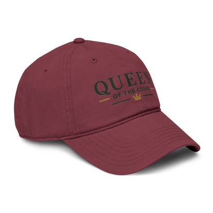 Queen of the Court Washed Baseball Cap — Pickleball or Tennis Player Hat