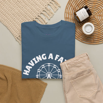 Having A Fairly Good Time // Ferris Wheel Good Time Punny Unisex Heavy Cotton Tee