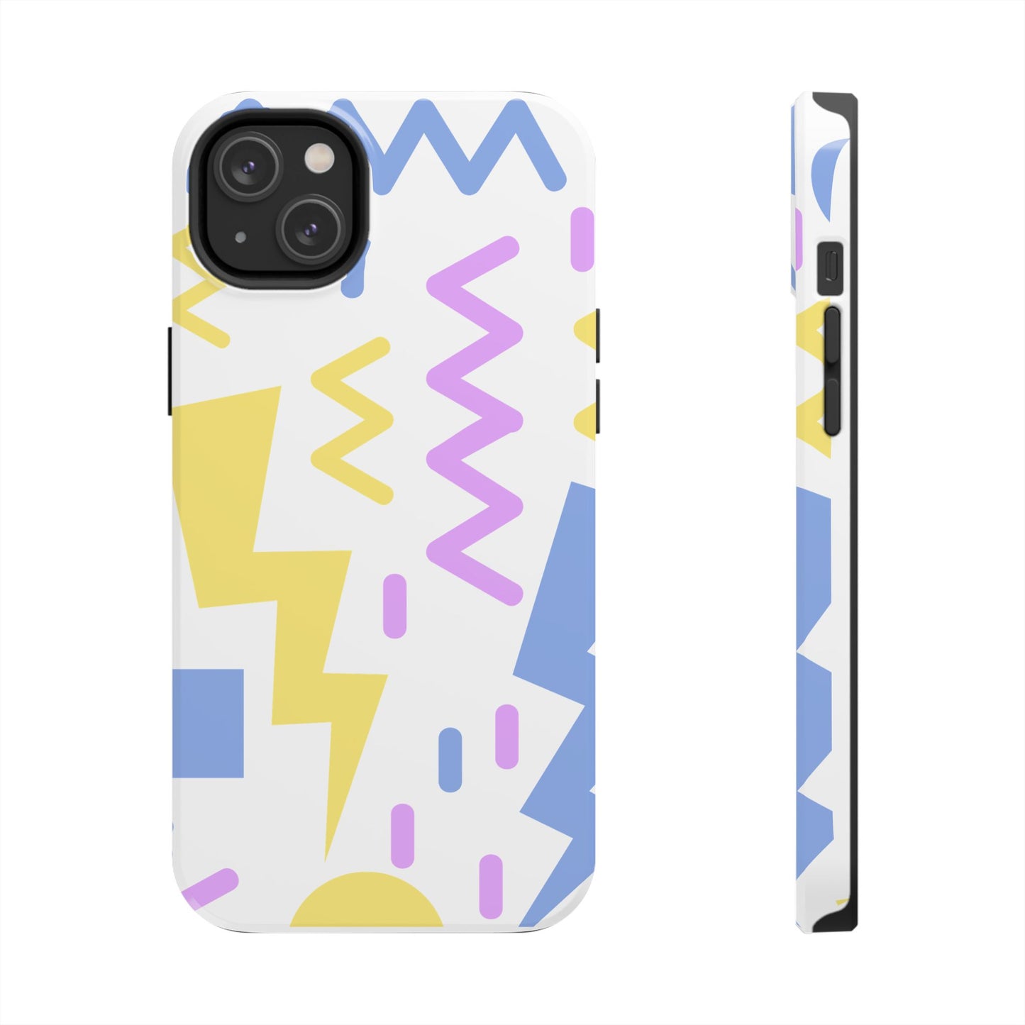 Zig Zag and Shapes // iPhone Case