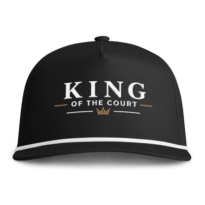 King of the Court Rope Cap – Cream Embroidery
