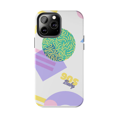 Pastel 90s Baby and Shapes // iPhone Case