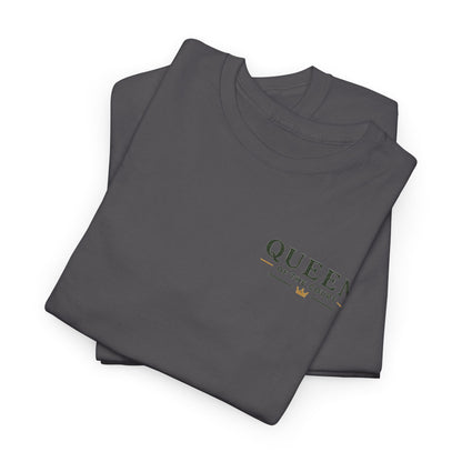 Pickleball - Queen of the Court - Sleeve Design - Vintage Playing Card Graphic T-Shirt
