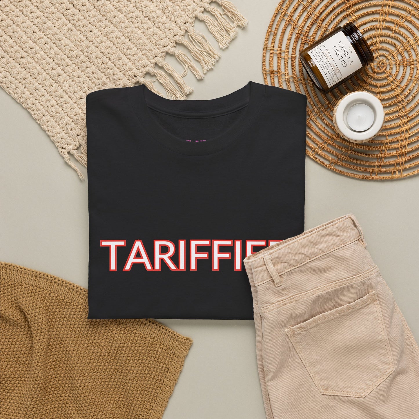 Tarrified // Unisex Heavy Cotton Tee - Scary Economy Statement Shirt