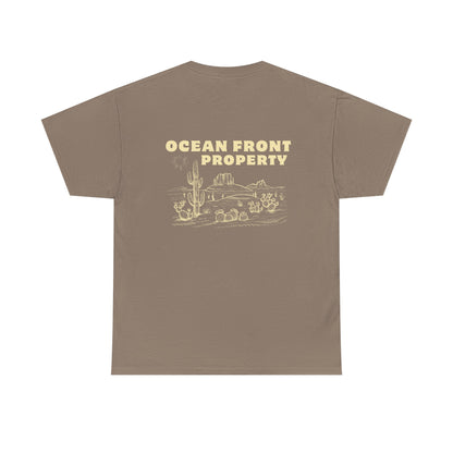 Ocean Front Property - Double-sided // Unisex Heavy Cotton Tee