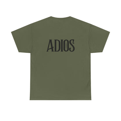 Howdy & Adios  // Unisex Heavy Cotton Tee - Casual Statement Shirt