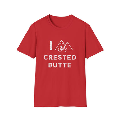 I (Mountain) Bike Crested Butte // Unisex Softstyle T-Shirt