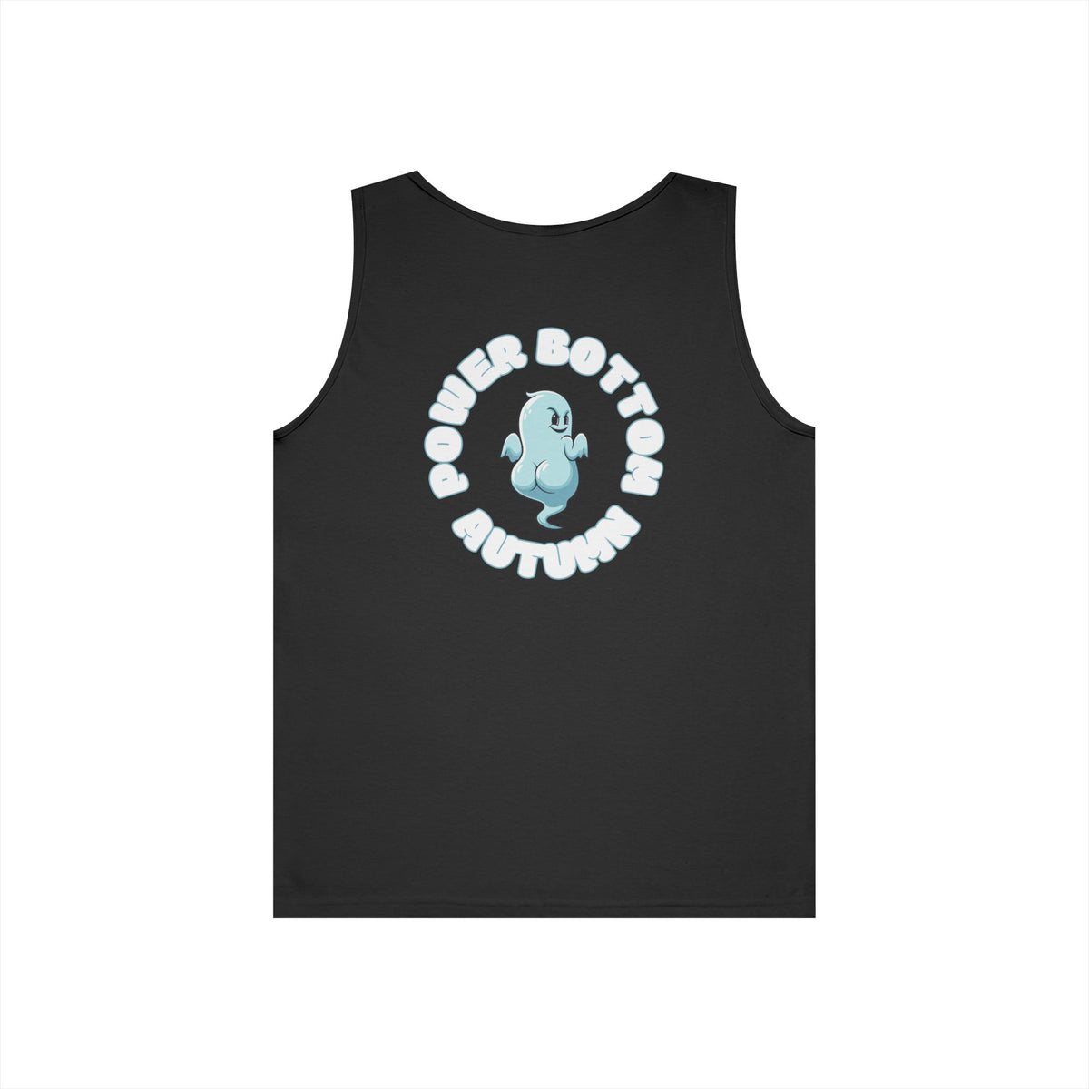 Power Bottom Autumn- Blue Ghost // Playful Tank Top for Unisex