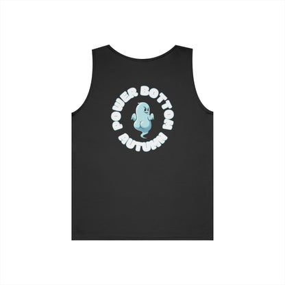 Power Bottom Autumn- Blue Ghost // Playful Tank Top for Unisex