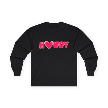 H<3wdy // Heart Long Sleeve Tee – Unisex Ultra Cotton Shirt for Casual Style