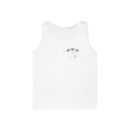 Oh My My - Pocket Placement Cool Vinyl Record // Unisex Heavy Cotton Tank Top - Graphic Tee