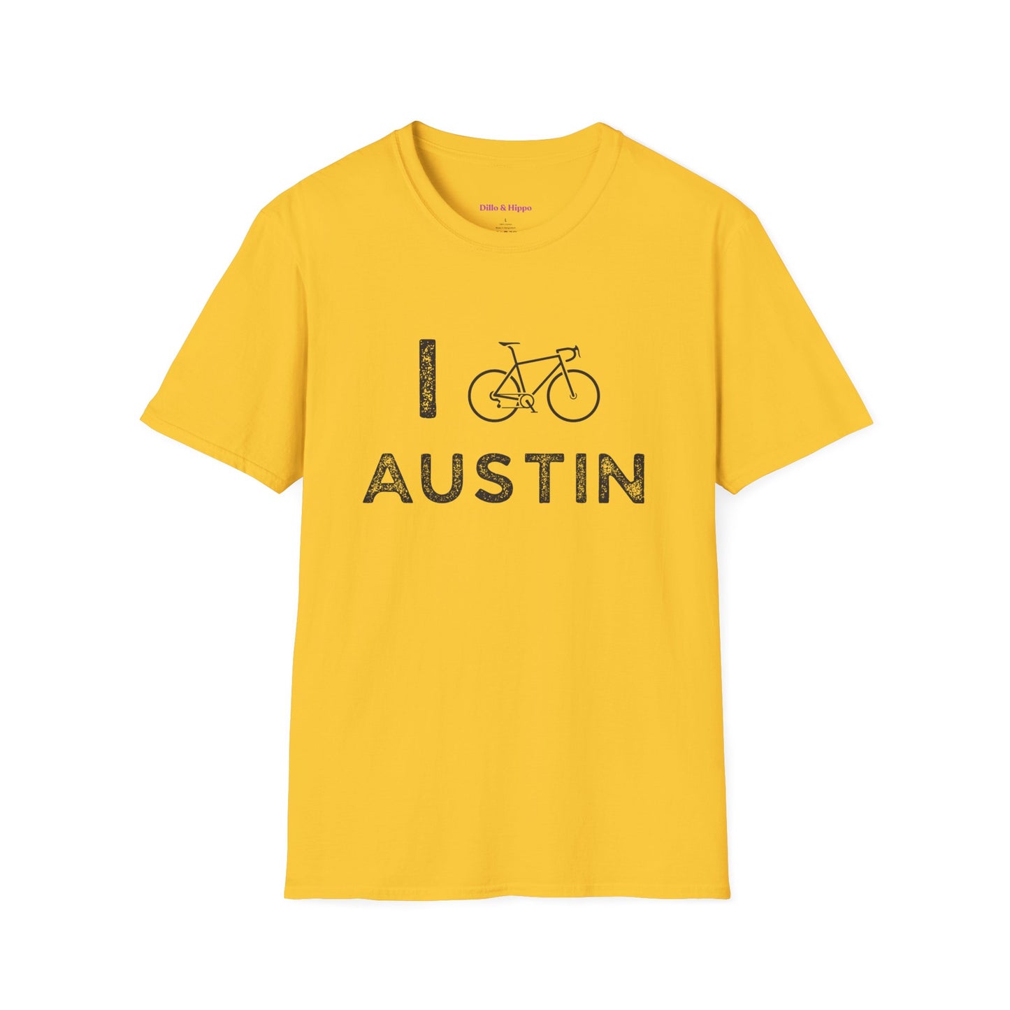 I (Road) Bike Austin // Unisex Softstyle T-Shirt