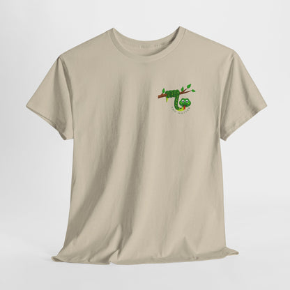 Keep Hanging On - Snake // Unisex Heavy Cotton Tee - Positive Message T-Shirt