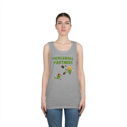 Pickleball Partners 2 // Unisex Heavy Cotton Tank Top