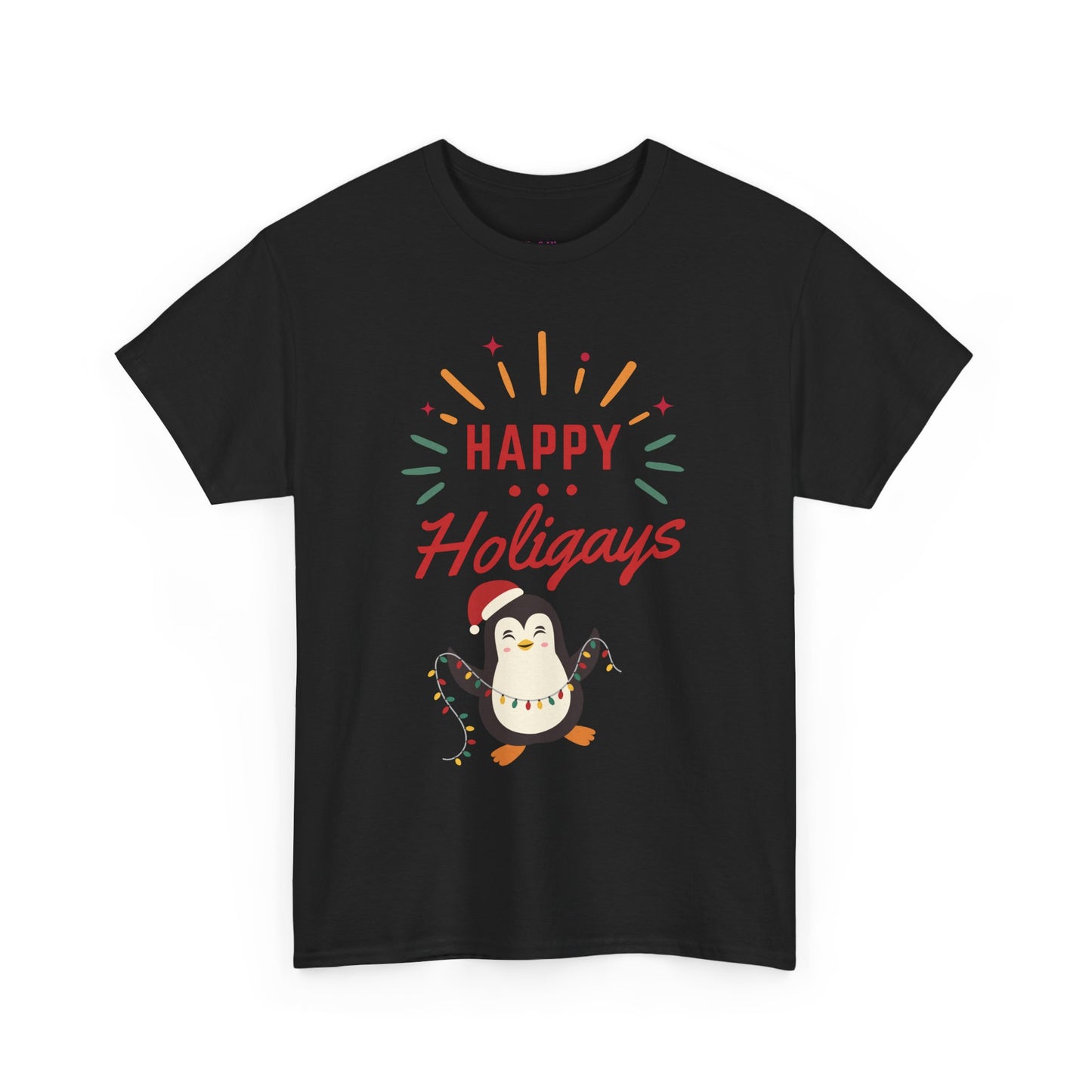 Happy Holigay Penguin Unisex Heavy Cotton Tee