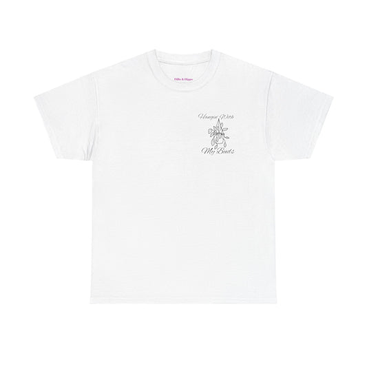 Hangin' With My Buds // Unisex Heavy Cotton Tee - Perfect for Everyday Comfort