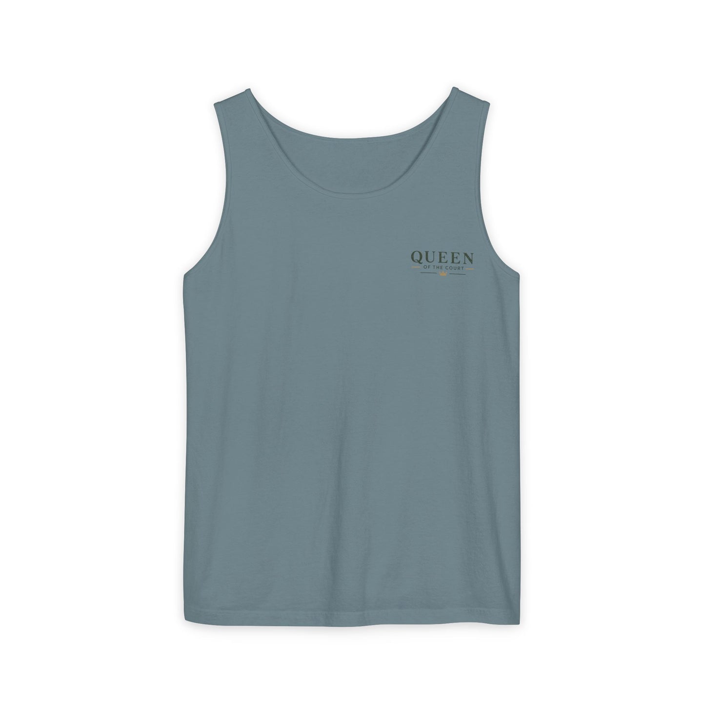 Pickleball - Queen of the Court - Vintage Playing Card - Tank Top — Graphic Tank